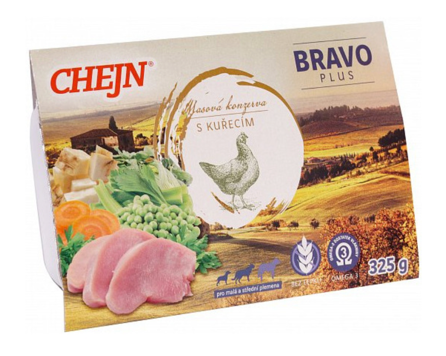 Chejn Bravo 325g - Kuřecí Chejn Bravo 325g - Kuřecí