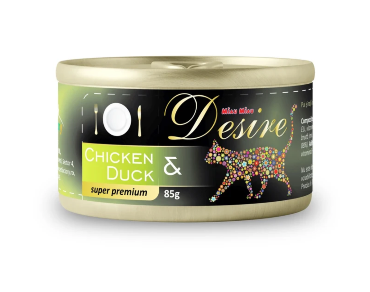 Desire Konz. Adult Chicken/Duck - 85g Desire Konz. Adult Chicken/Duck - 85g
