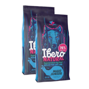 Ibero Natural Dog Maxi Junior - 2x12kg