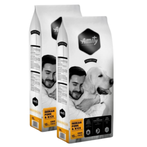Amity Premium Dog Iberian Pork/Rice – 2 x 15kg