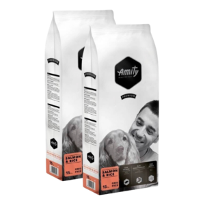 Amity Premium Dog Salmon/Rice – 2 x 15kg