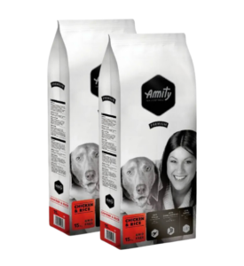 Amity Premium Dog Chicken/Rice - 2 x 15kg