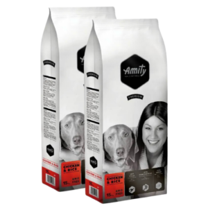 Amity Premium Dog Chicken/Rice – 2 x 15kg