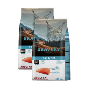Bravery Cat Adult Salmon – 2x7kg