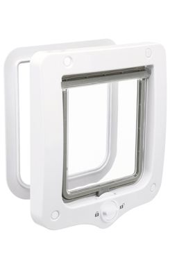 Dvířka kočka plast 2P Bílá Trixie 1ks Dvířka kočka plast 2P Bílá Trixie 1ks