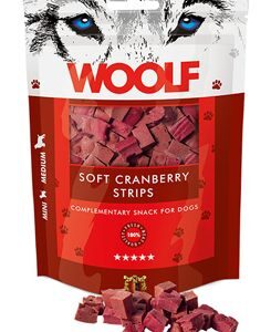 WOOLF pochoutka soft cranberry strips 100g