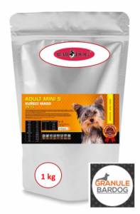 Granule Bardog Super premiové granule Adult Mini S 24/13 - 1 kg