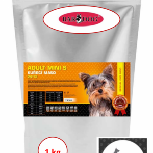 Granule Bardog Super premiové granule Adult Mini S 24/13 – 1 kg