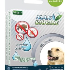 Max Biocide Spot-on Dog repelentní kapsle 5 x 1 ml