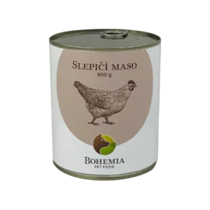 Bohemia Pet Food BOHEMIA Slepičí maso ve vlastní šťávě 800g