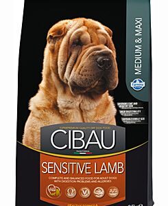 CIBAU Adult Sensitive Lamb&Rice 12kg+2kg ZDARMA