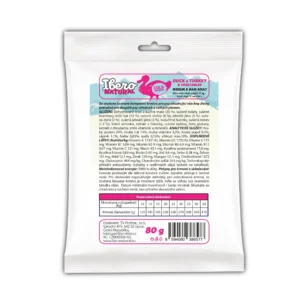 Vzorek – Ibero Cold Press Dog Adult Medium/Large Duck – 80g