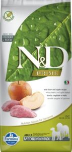 N&D PRIME Dog GF Wild Boar & Apple Adult Medium & Maxi 12 kg