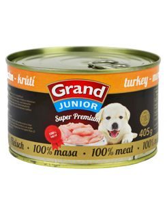 GRAND konz. Superpremium pes Junior krůtí 405g