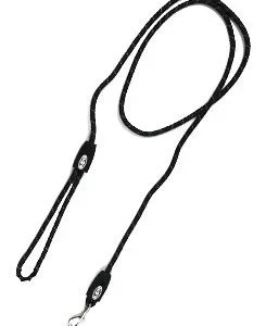 Vodítko BUSTER Reflective lanové 180cm/8mm černé