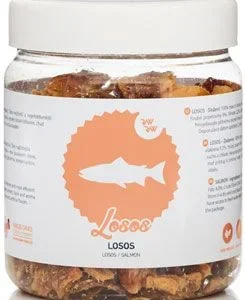 Raw Raw pochoutka mrazem sušené maso z Lososa 110g