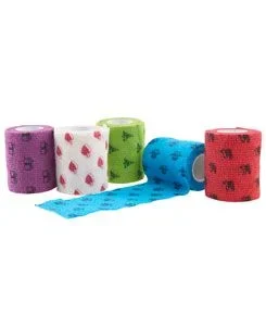 KRUUSE Obinadlo elast. Fun-Flex 7,5cmx4,5m,Christmas mix 10ks