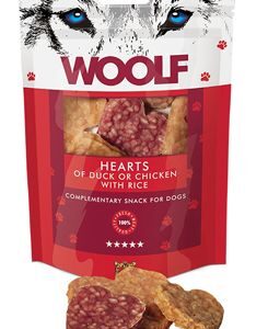 WOOLF pochoutka welcome hearts 100g