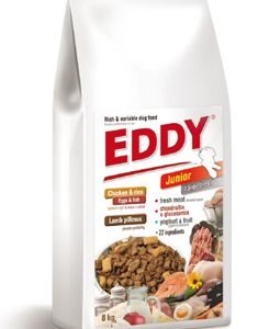 EDDY Junior Large Breed polštářky s jehněčím 8kg