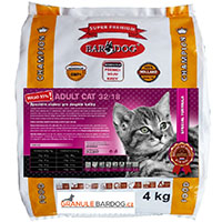 Granule Bardog Super prémiové krmivo pro kočky Cat Adult 32/18 - 4 kg