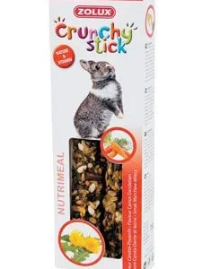 Pochoutka CRUNCHY STICK mrkev/pamp pro králíky Zolux