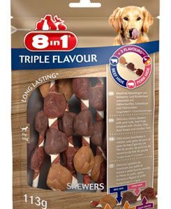 Pochoutka 8in1 Triple Flavour skewers (6ks)