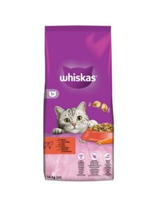 Whiskas Suché Hovězí - 2x14kg