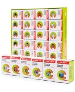 Obinadlo elast. CoPoly 7,5cmx 4,6m MIX POTISK 20ks BOX