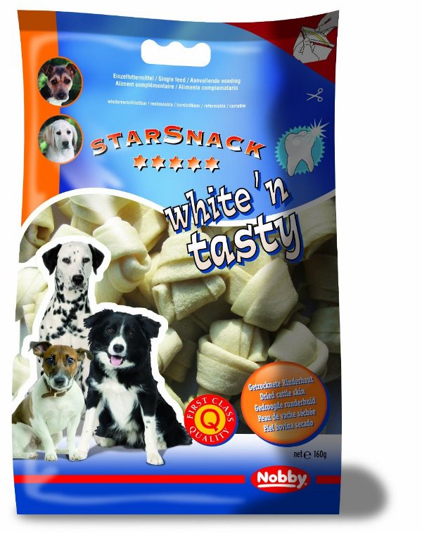 Nobby StarSnack White'n Tasty uzlík 6,5-7,5cm 15ks Nobby StarSnack White'n Tasty uzlík 6,5-7,5cm 15ks