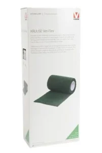 KRUUSE Obinadlo elast. Vet-Flex 5cm x 4,5m zelená Kruuse 10ks