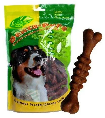 Denta Pure NAIL Bone 3" 7,5cm BACON brown 50ks Denta Pure NAIL Bone 3" 7,5cm BACON brown 50ks