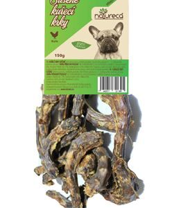 NATURECA pochoutka Kuřecí krky sušené 150g