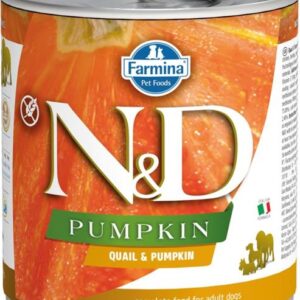 N&D PUMPKIN Dog konz. Quail & Pumpkin 285 g