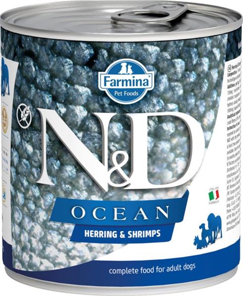 N&D OCEAN Dog konz. Herring & Shrimp 285 g N&D OCEAN Dog konz. Herring & Shrimp 285 g