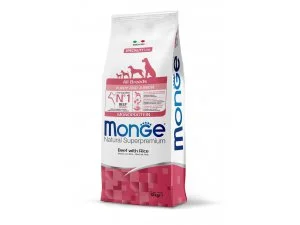 MONGE DOG Hovězí Puppy & Junior 31/17 12kg