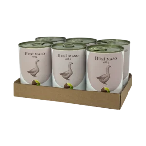 Bohemia Pet Food SIX PACK BOHEMIA Husí maso ve vlastní šťávě 400g