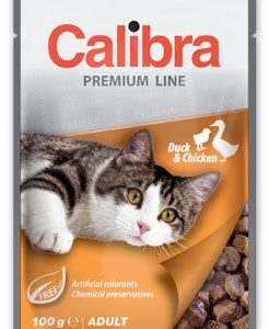 Calibra Cat kapsa Premium Adult Duck & Chicken 6x100g