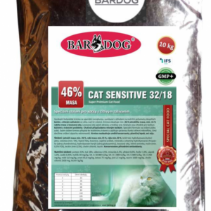Bardog Krmivo pro kočky Cat Sensitive 32/18 – 10 + 1 kg
