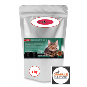 Granule Bardog Krmivo pro kočky Cat Sensitive 32/18 - 1 kg