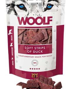 WOOLF pochoutka soft strips of duck 100g
