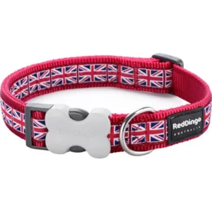 Obojek RD 25 mm x 41-63 cm - Union Jack Flag