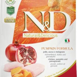 N&D PUMPKIN Dog GF Chicken & Pomegranate Adult Mini 800 g