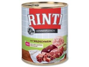 Rinti Dog Kennerfleisch konzerva divočák 12x800g