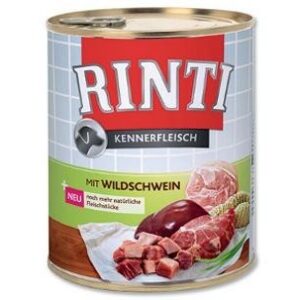 Rinti Dog Kennerfleisch konzerva divočák 12x800g