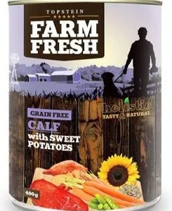 Farm Fresh Dog Calf with Sweet Potatoes konzerva 400g