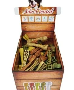 Dental brush M 9,5cm/80ks box